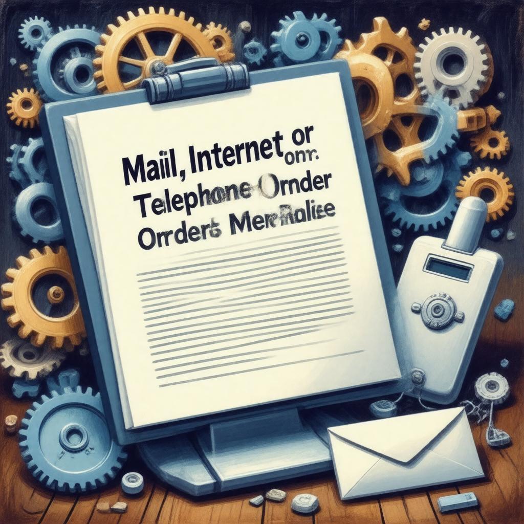 Click to view larger image AI-created image of Mail, Internet, or Telephone Order Merchandise Rule