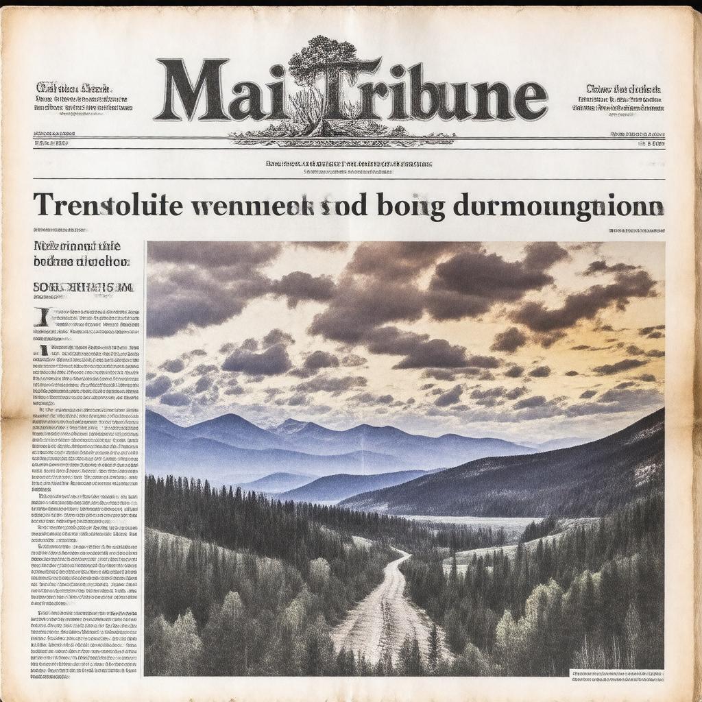 AI-created image of Mail Tribune