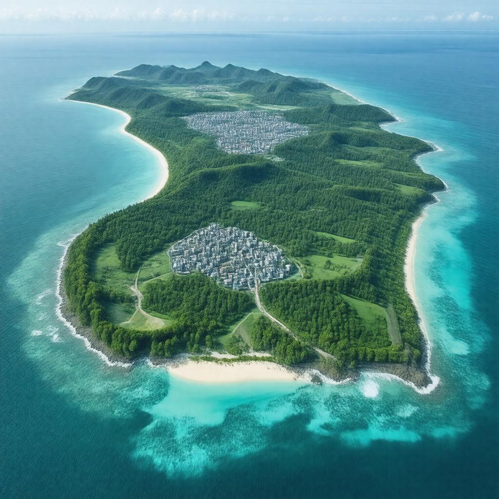 AI-created image of Main Island