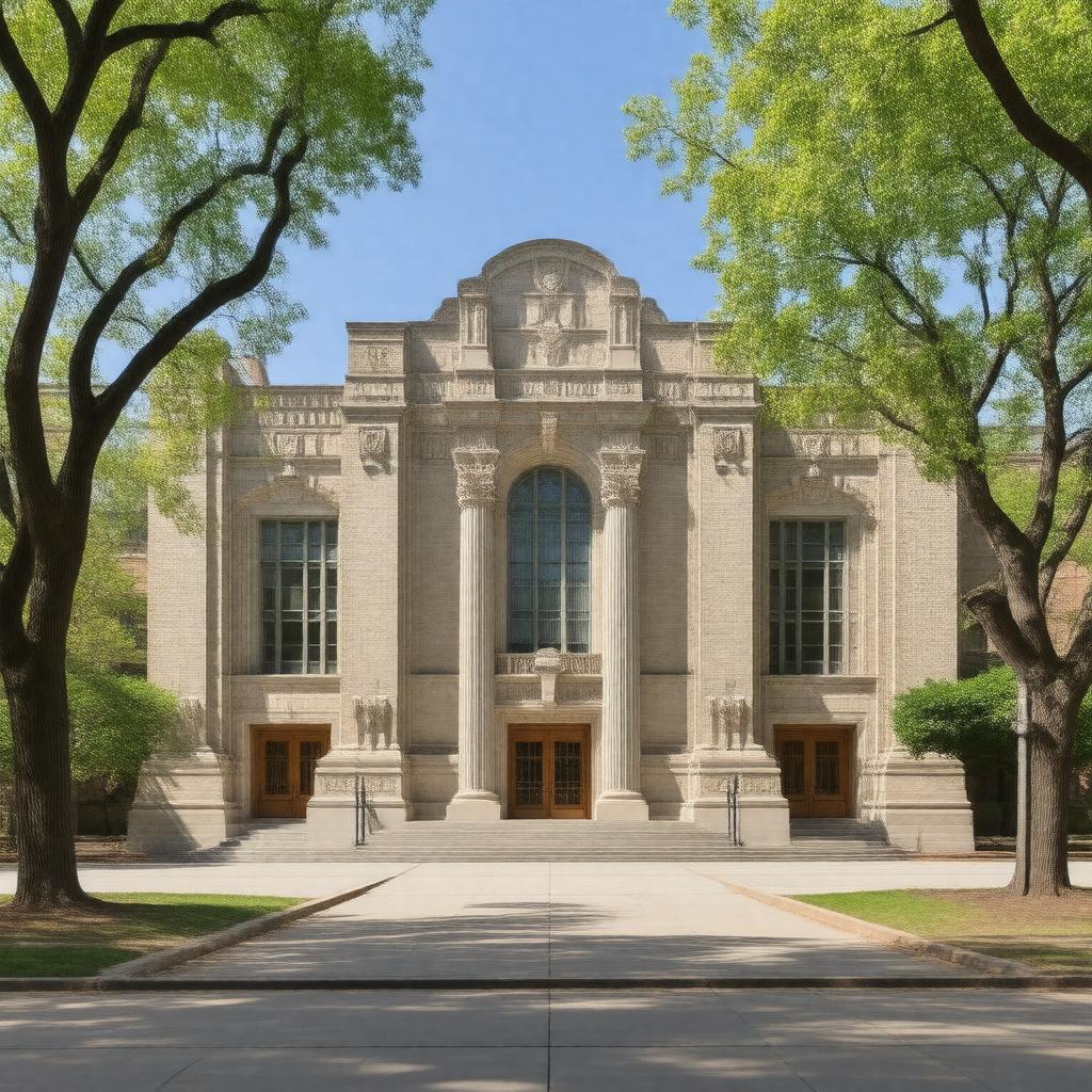 AI-created image of Main Library