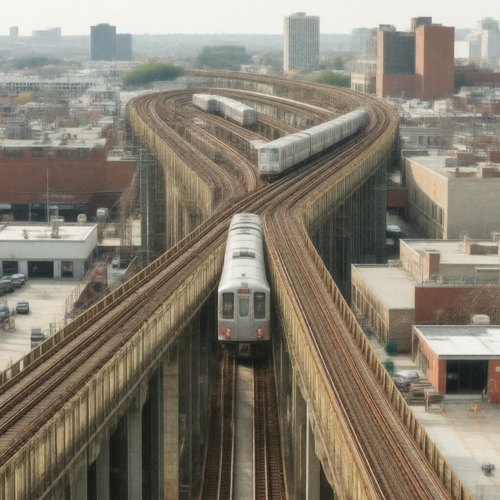 AI-created image of Main Line Elevated