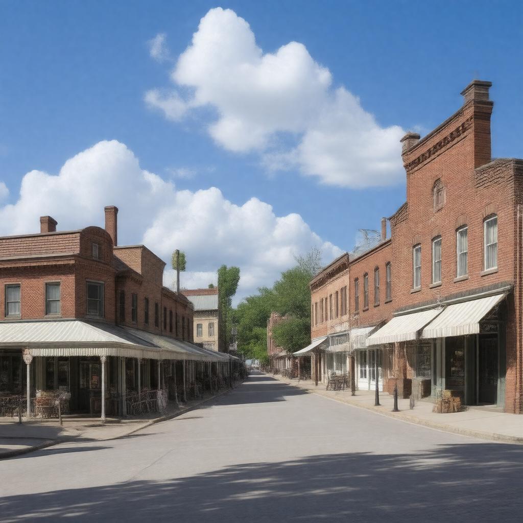 Click to view larger image AI-created image of Main Street Historic District