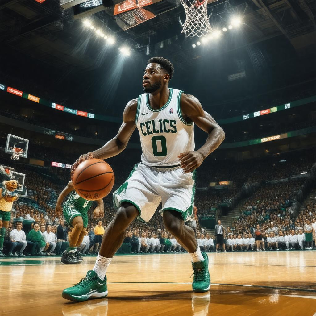 Click to view larger image AI-created image of Maine Celtics
