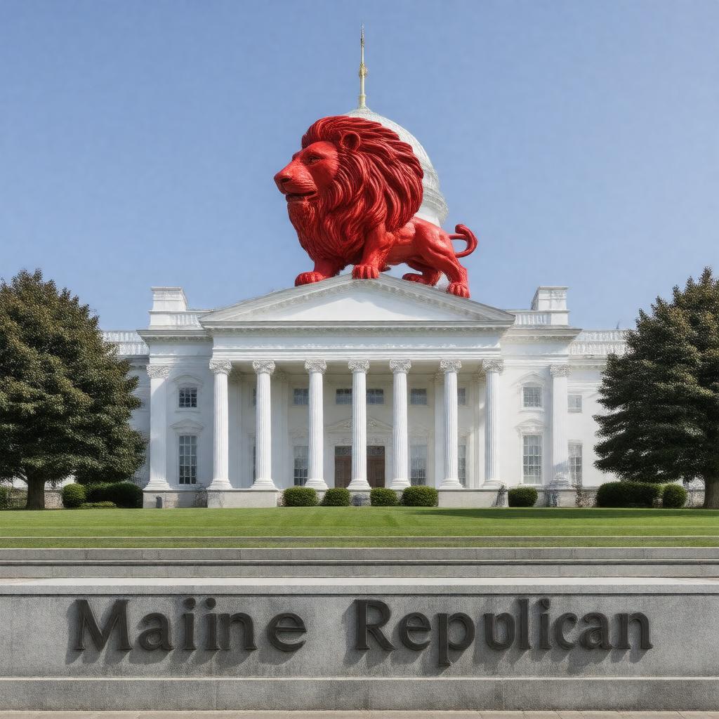 AI-created image of Maine Republican Party
