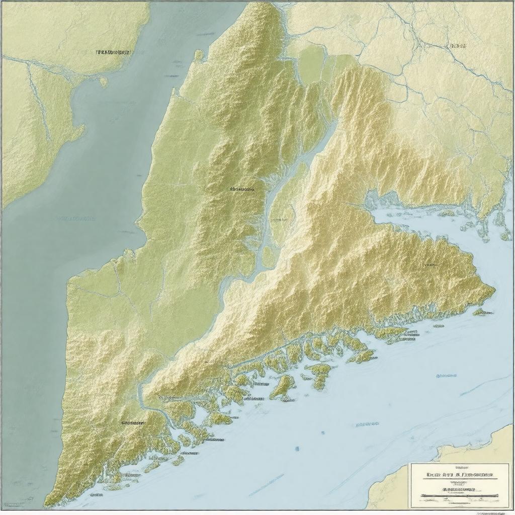 AI-created image of Maine's 1st congressional district