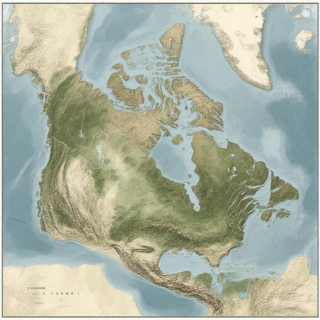 Click to view larger image AI-created image of Mainland Canada