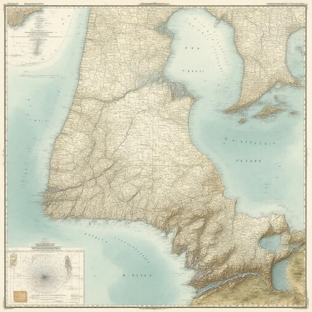 Click to view larger image AI-created image of Mainland Massachusetts