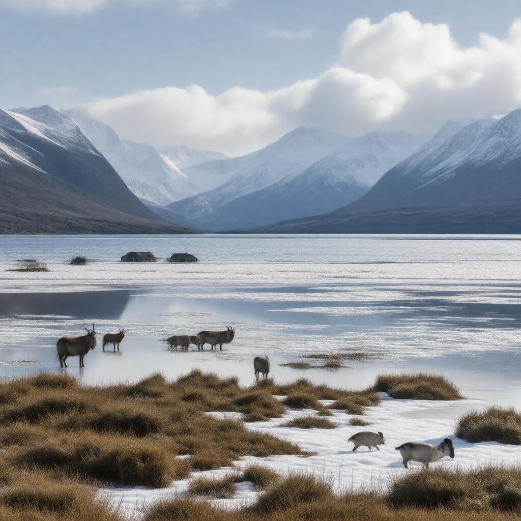 AI-created image of Mainland Nunavut