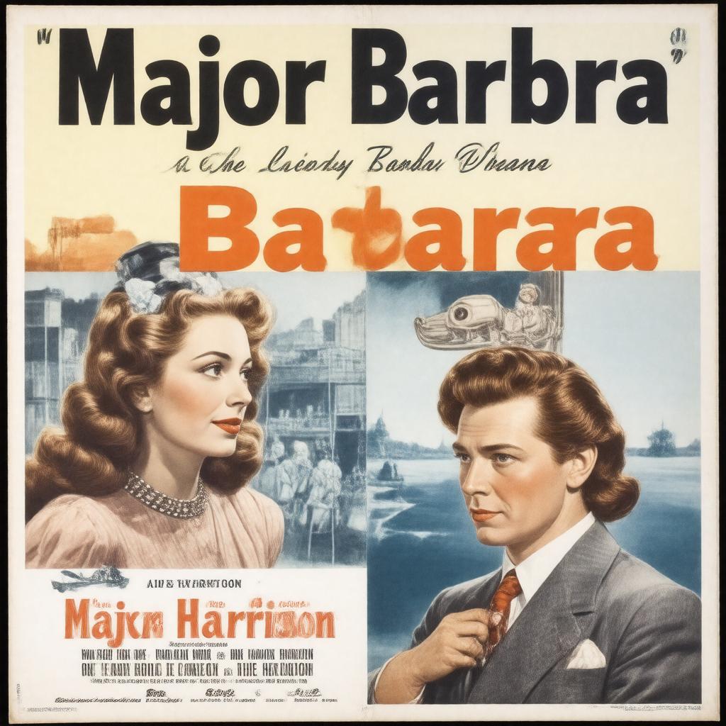 AI-created image of Major Barbara (film)
