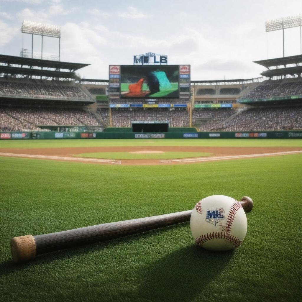 AI-created image of Major League Baseball