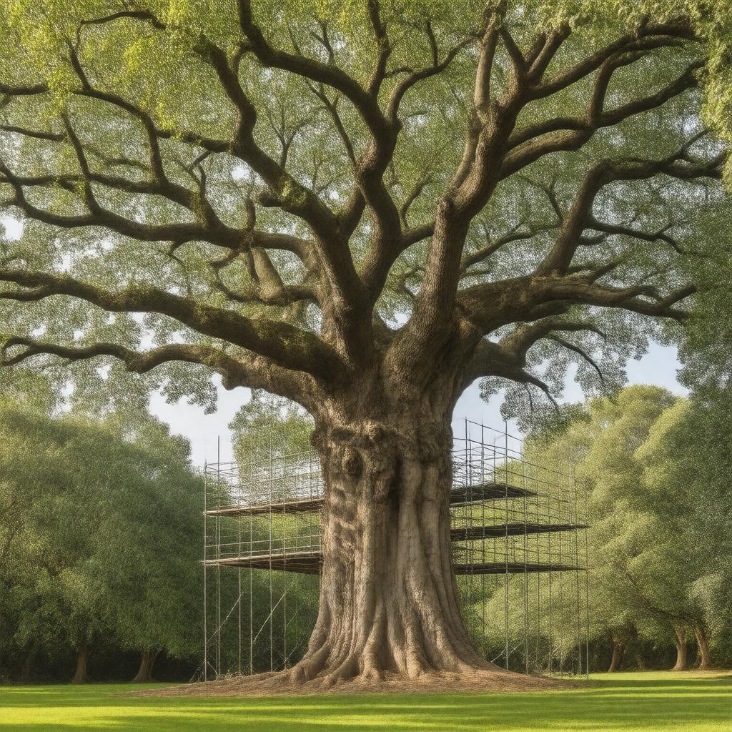 Click to view larger image AI-created image of Major Oak