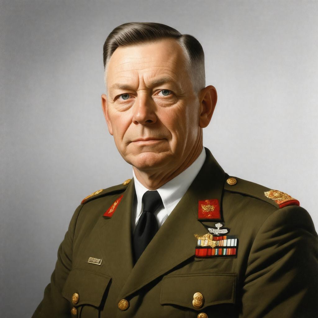 Click to view larger image AI-created image of Major Ronald Ferguson