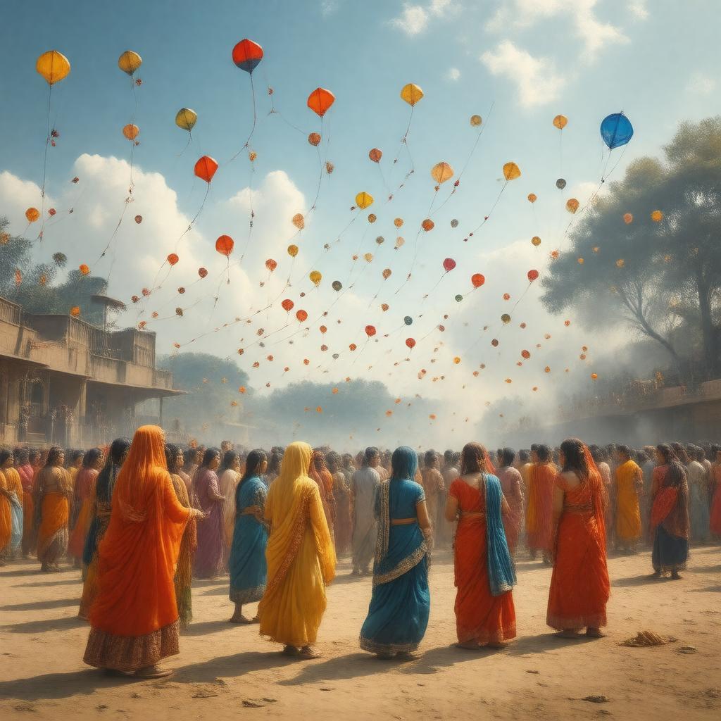 AI-created image of Makara Sankranti