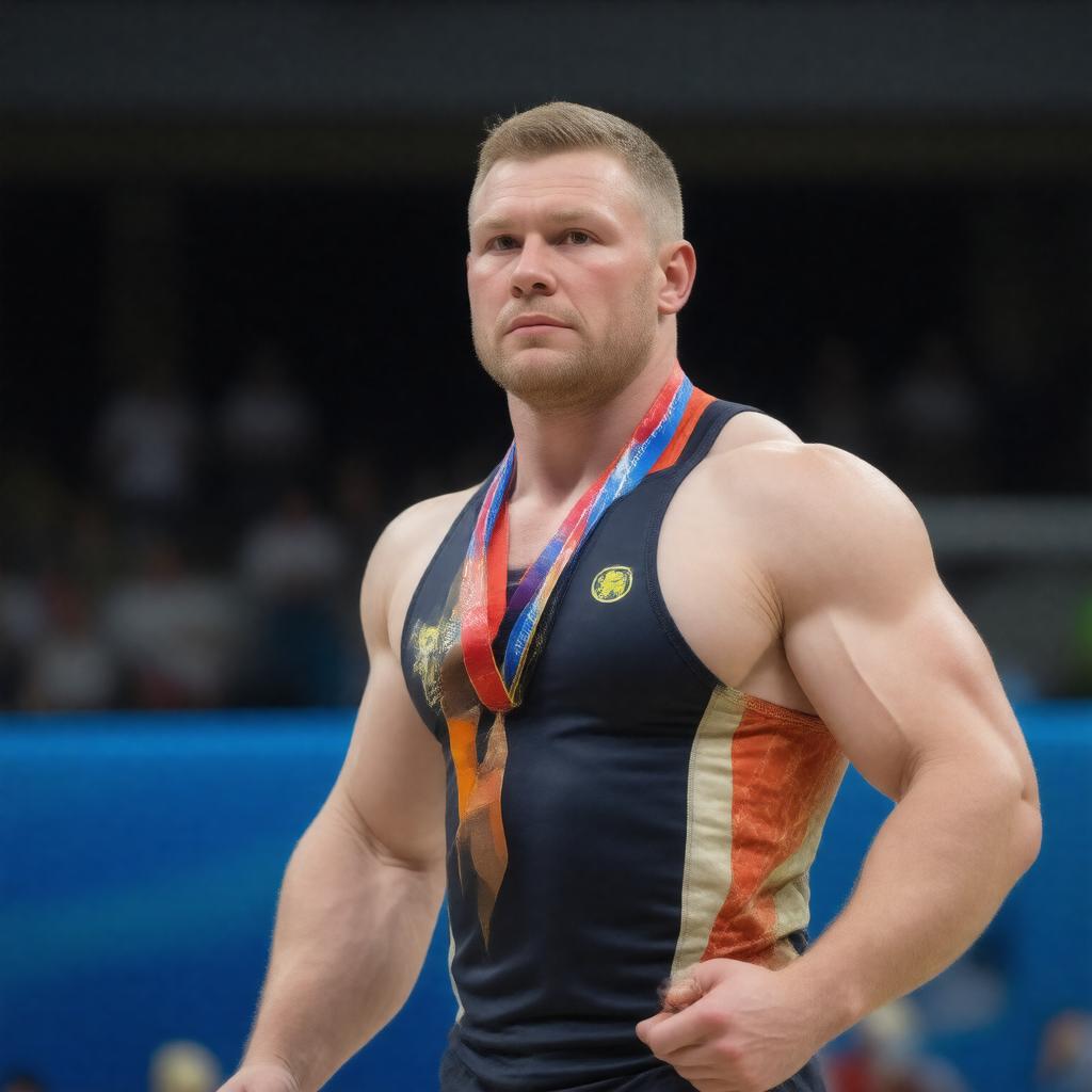 AI-created image of Makhach Murtazaliev