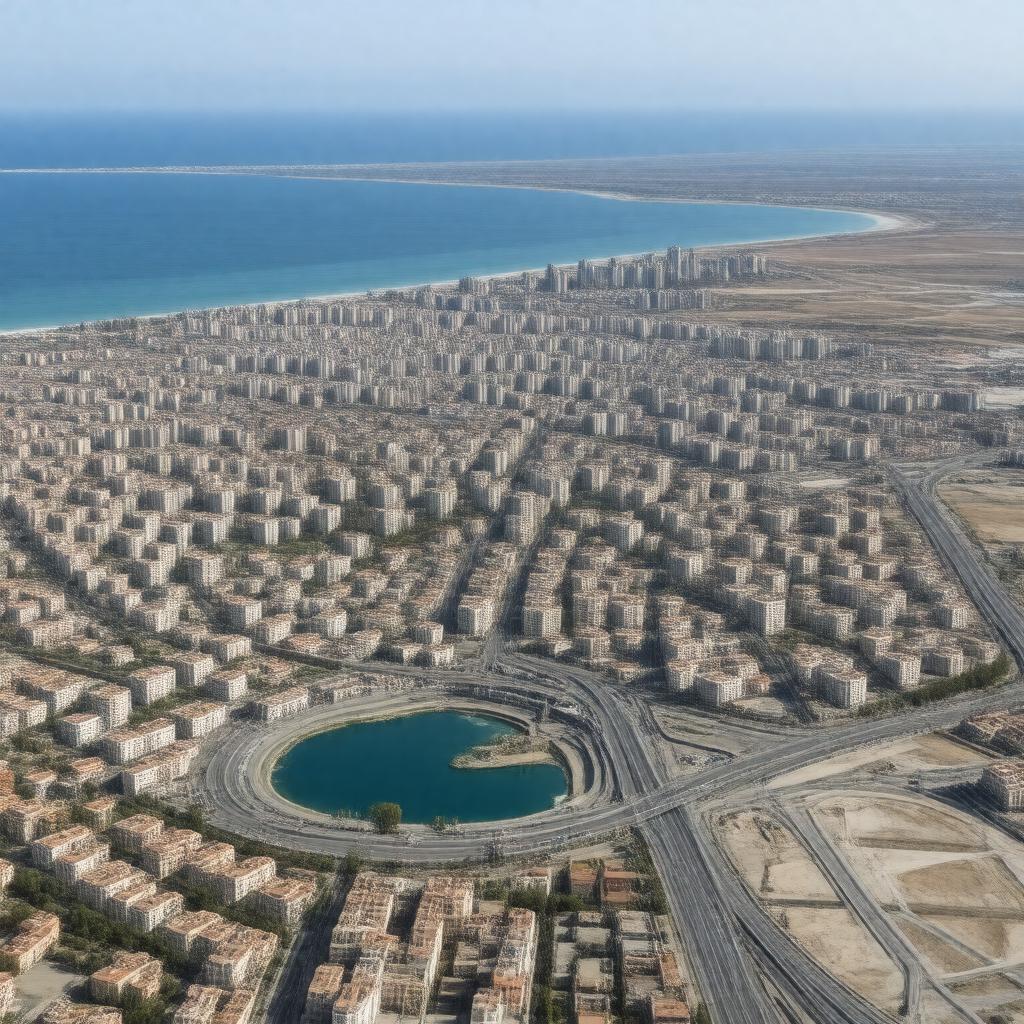 AI-created image of Makhachkala