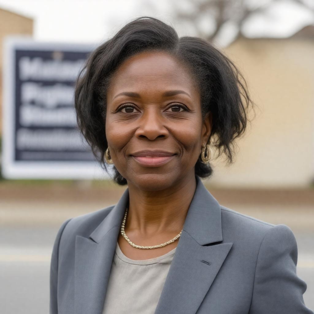 AI-created image of Malaak Shabazz