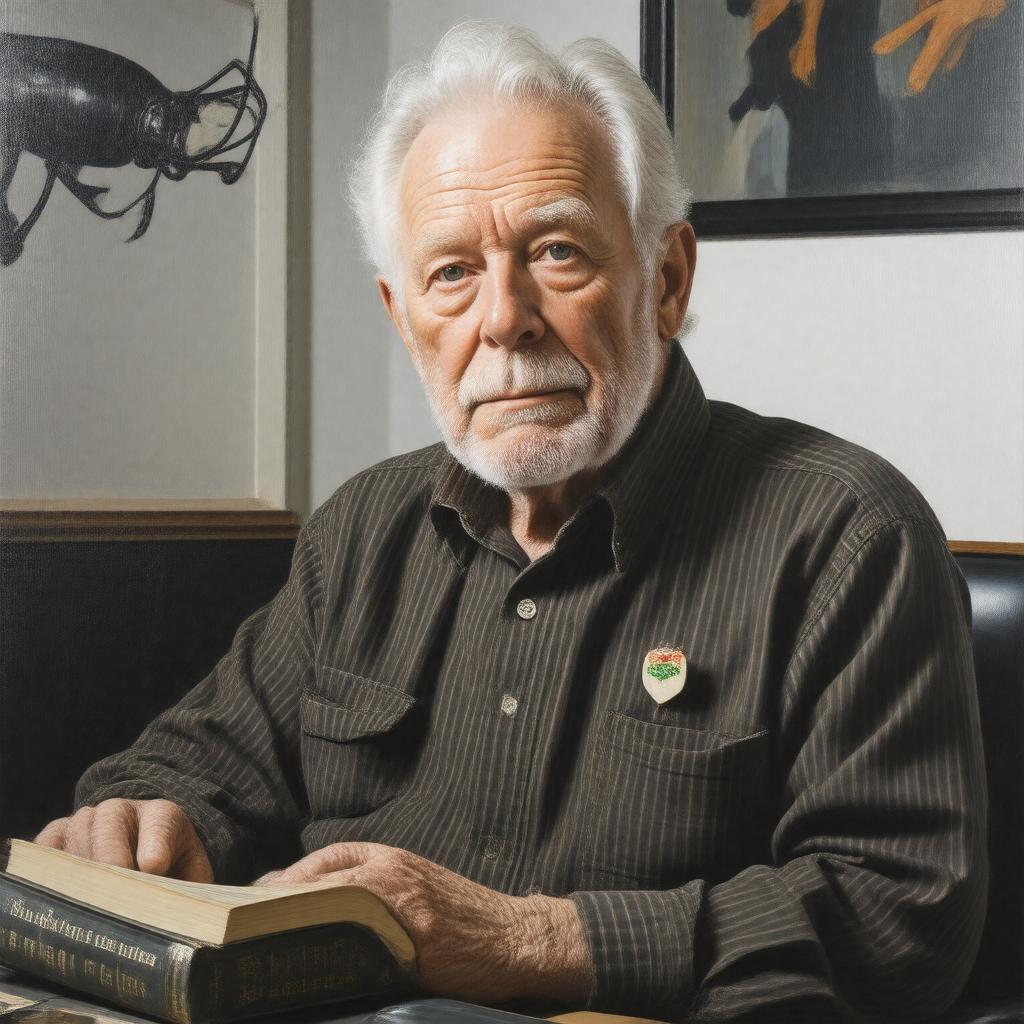 AI-created image of Malachy McCourt