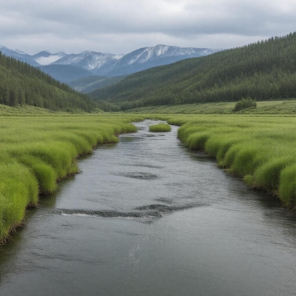 AI-created image of Malad River