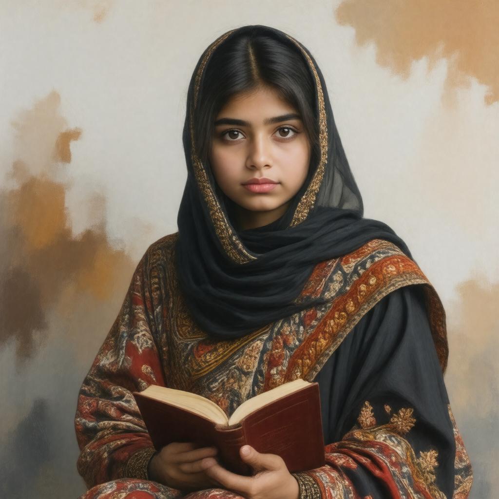 AI-created image of Malala Yousafzai