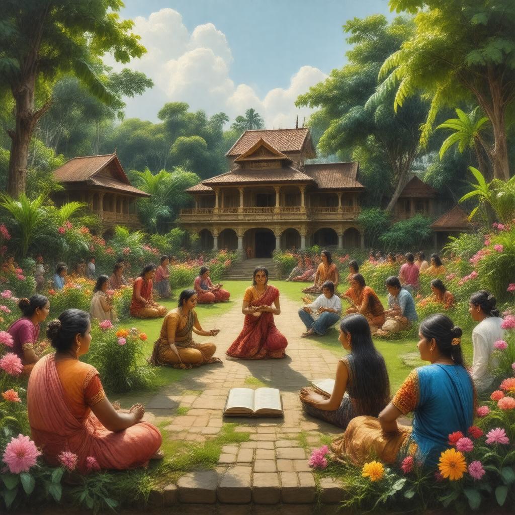 AI-created image of Malayalam