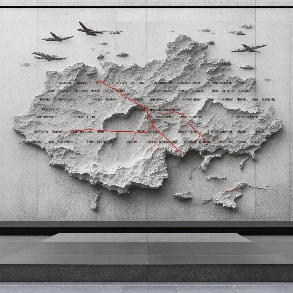 AI-created image of Malaysia Airlines Flight 17 shootdown
