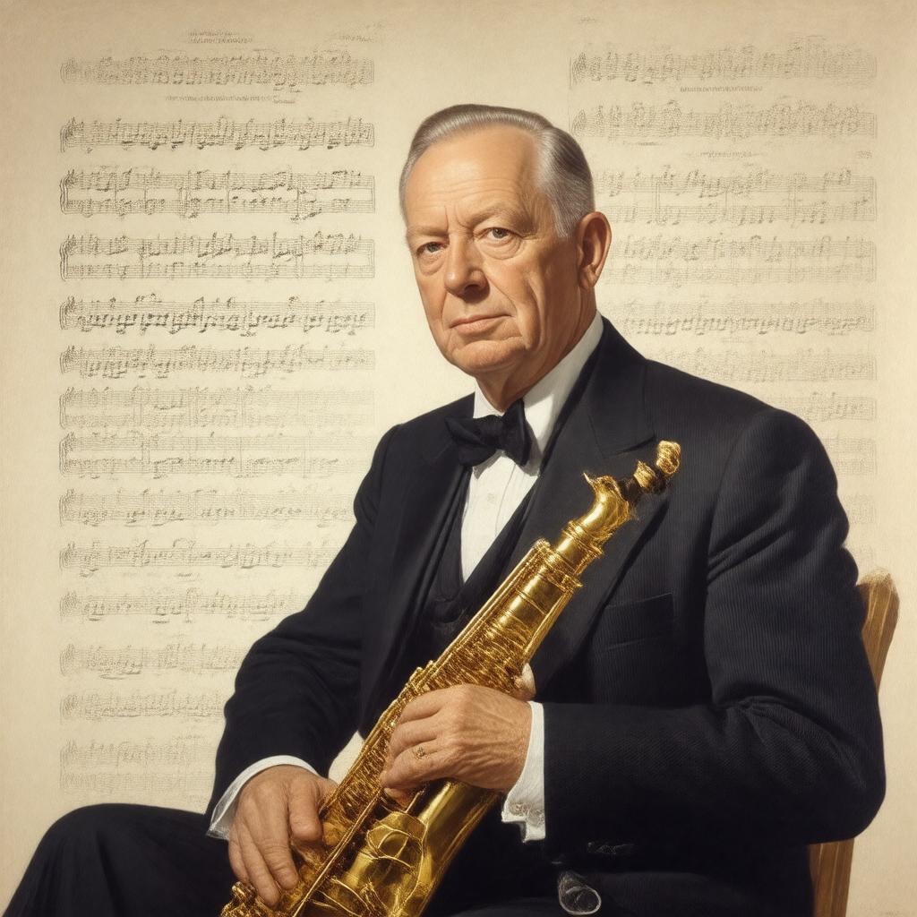 AI-created image of Malcolm Arnold