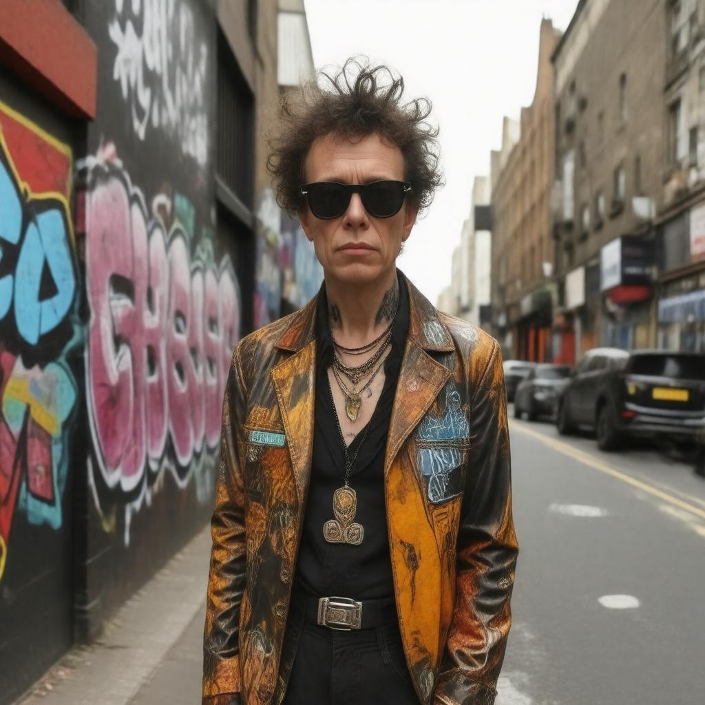 AI-created image of Malcolm McLaren