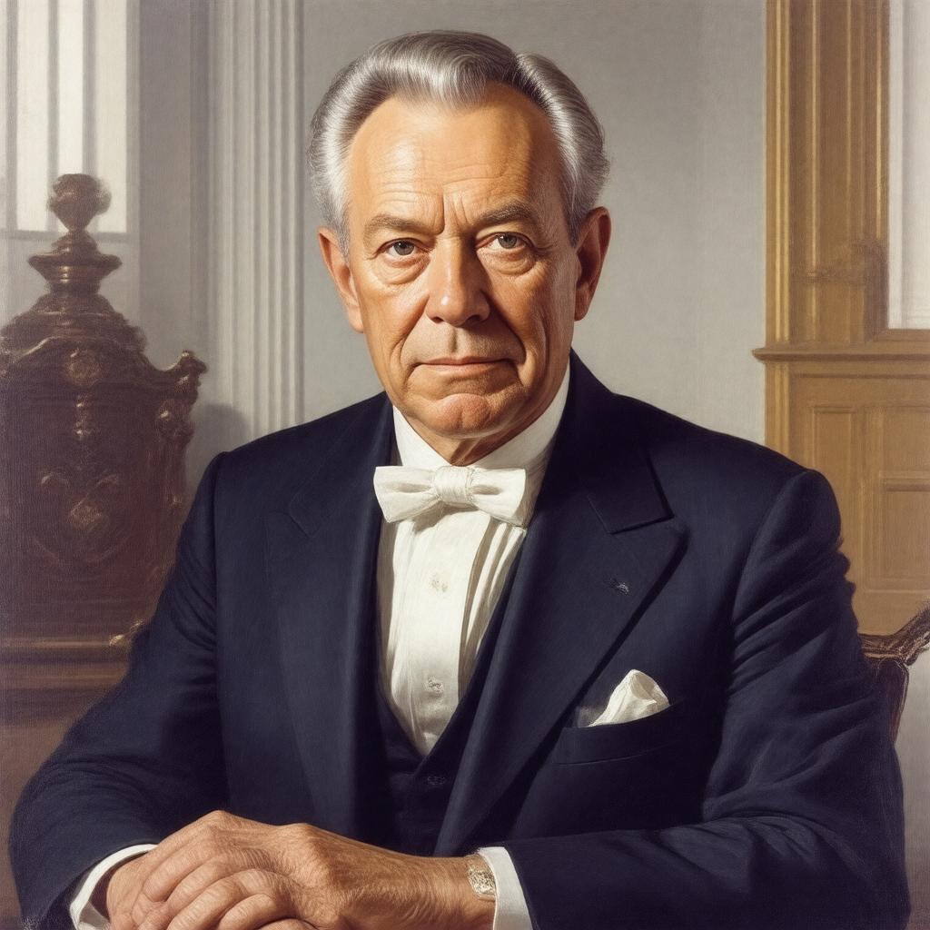 AI-created image of Malcolm Williamson