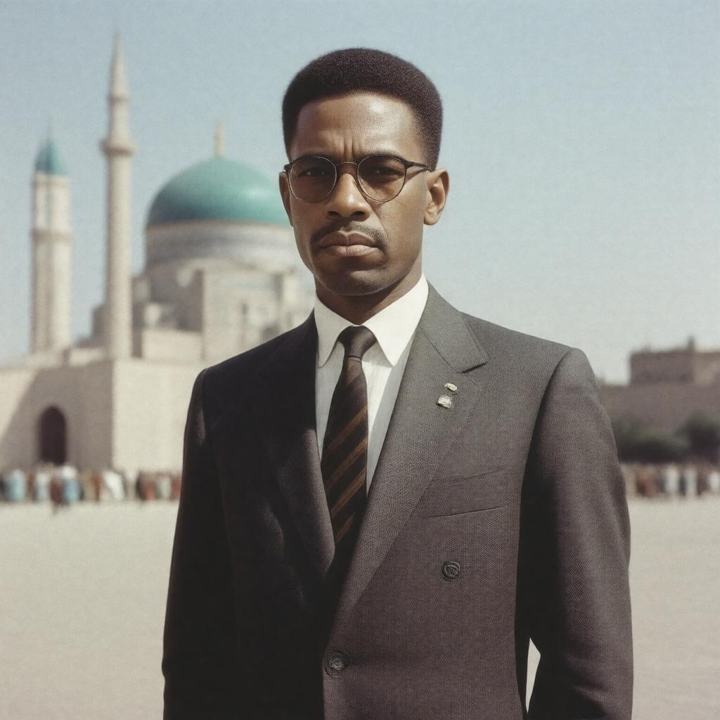AI-created image of Malcolm X