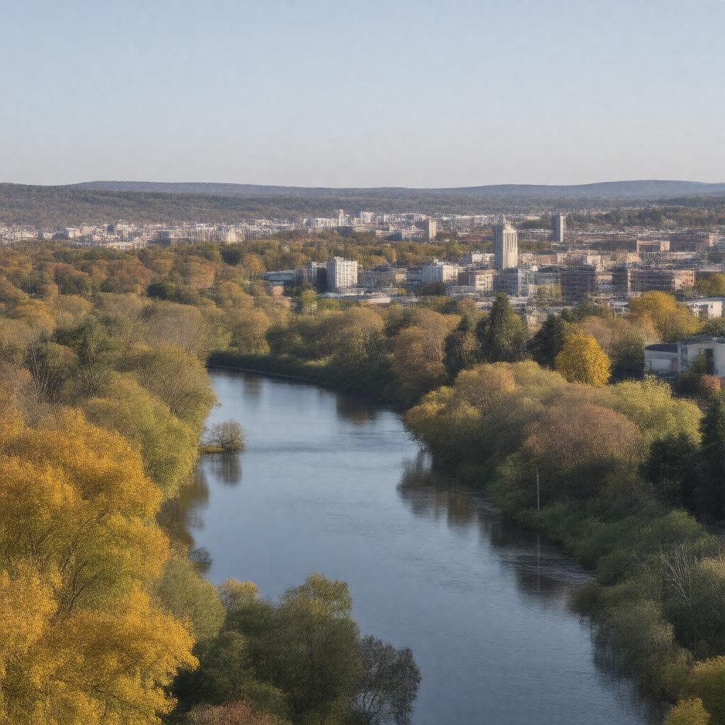 AI-created image of Malden, Massachusetts, USA