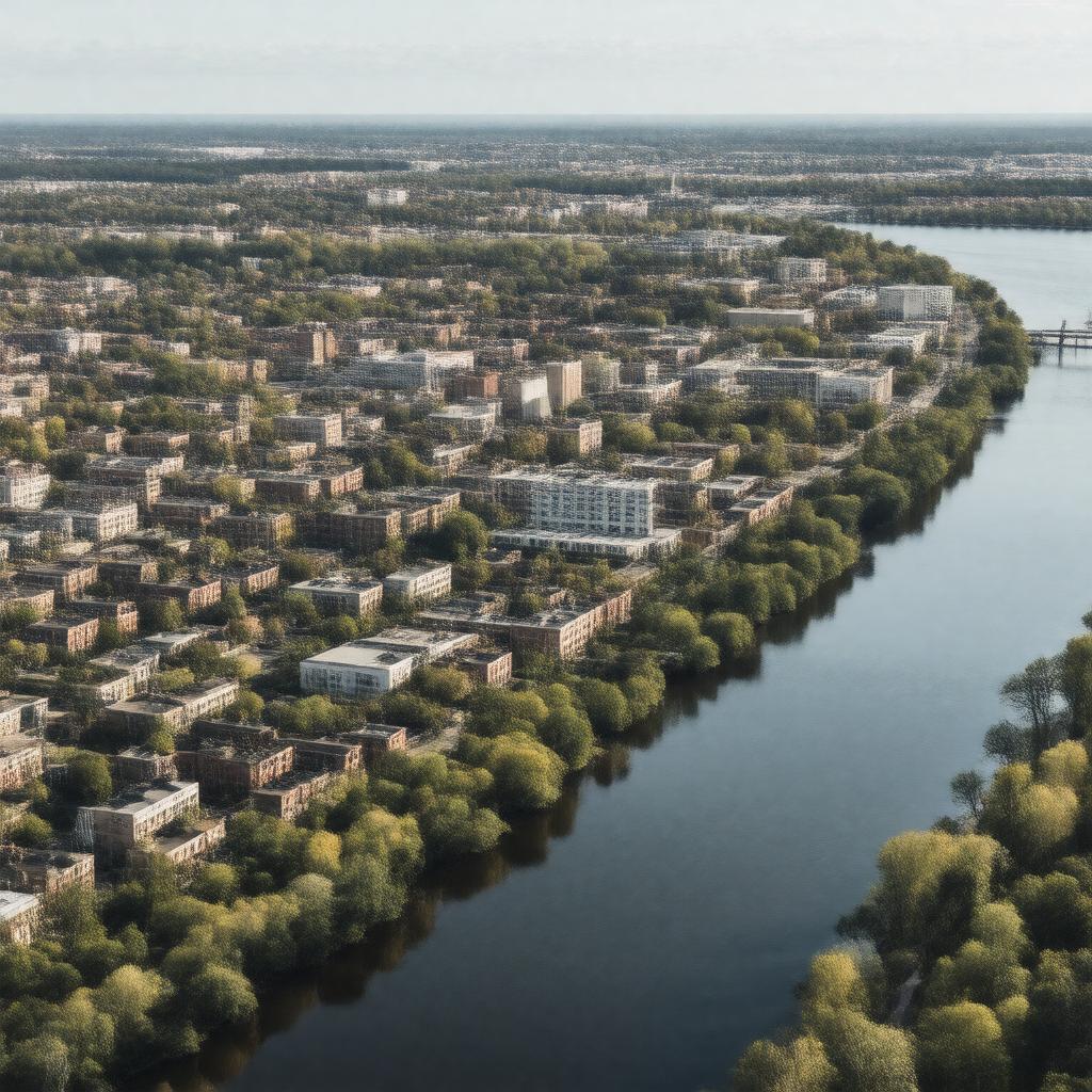 AI-created image of Malden, Massachusetts, United States