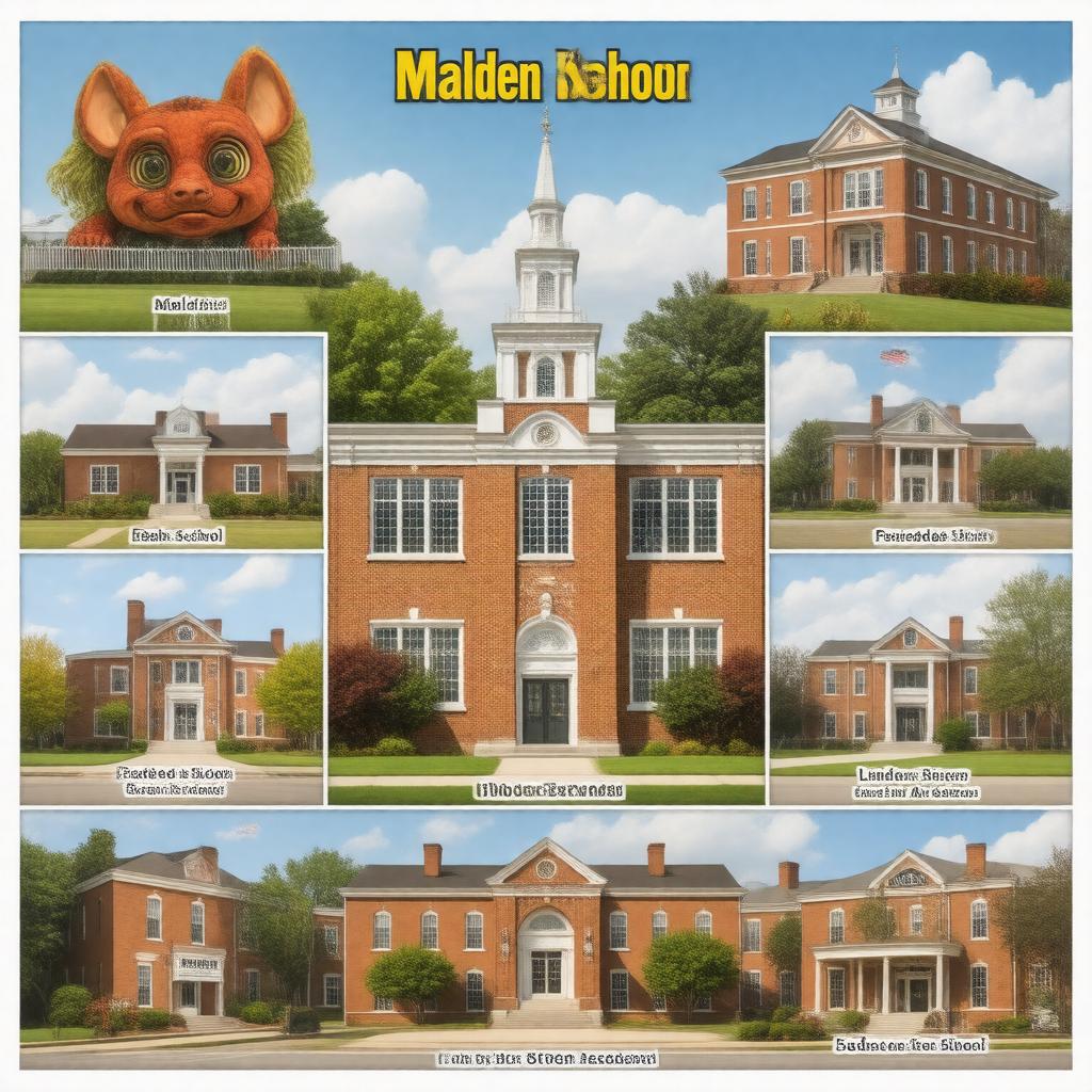 AI-created image of Malden Public Schools
