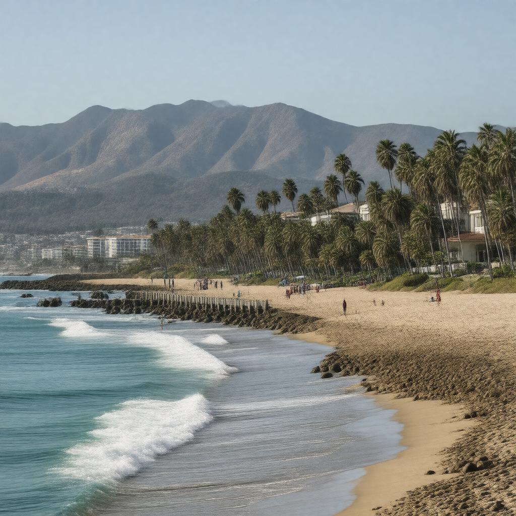 AI-created image of Malibu, California, United States