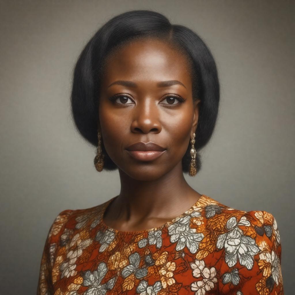 AI-created image of Malikah Shabazz