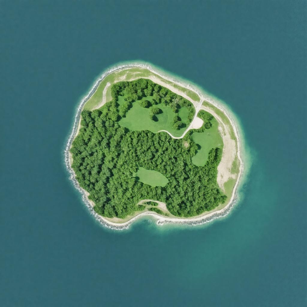 AI-created image of Mallard Island