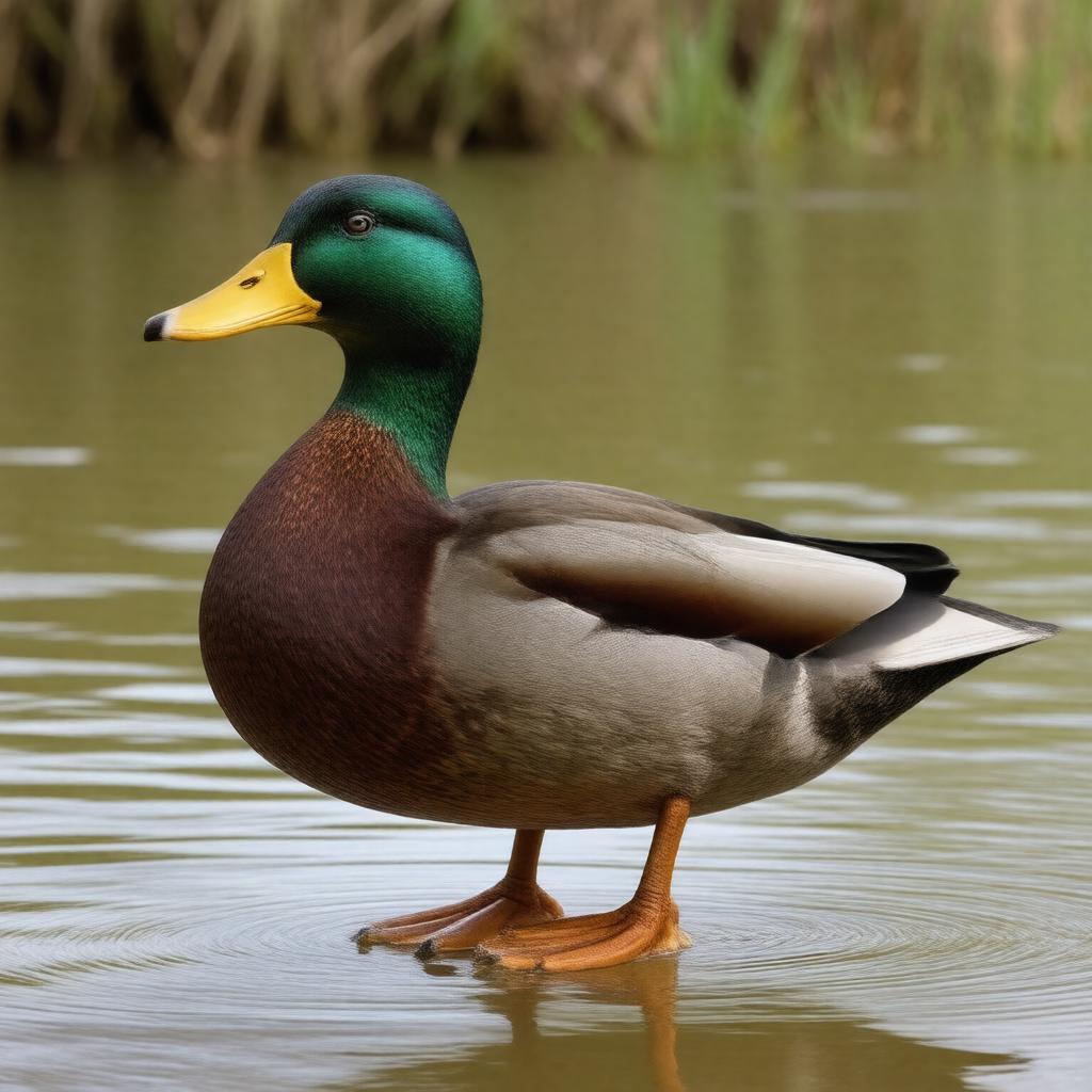 AI-created image of Mallard duck