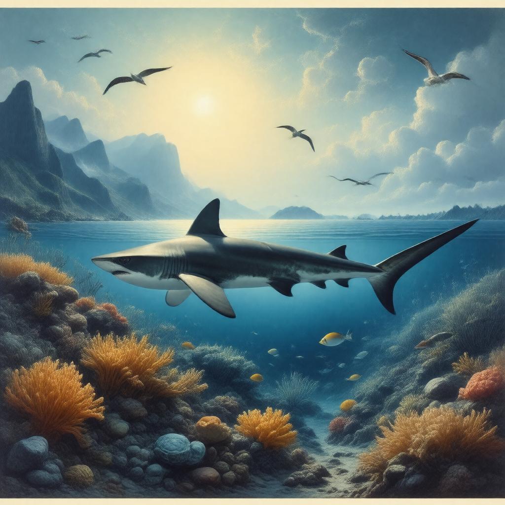 AI-created image of Malpelo Fauna and Flora Sanctuary