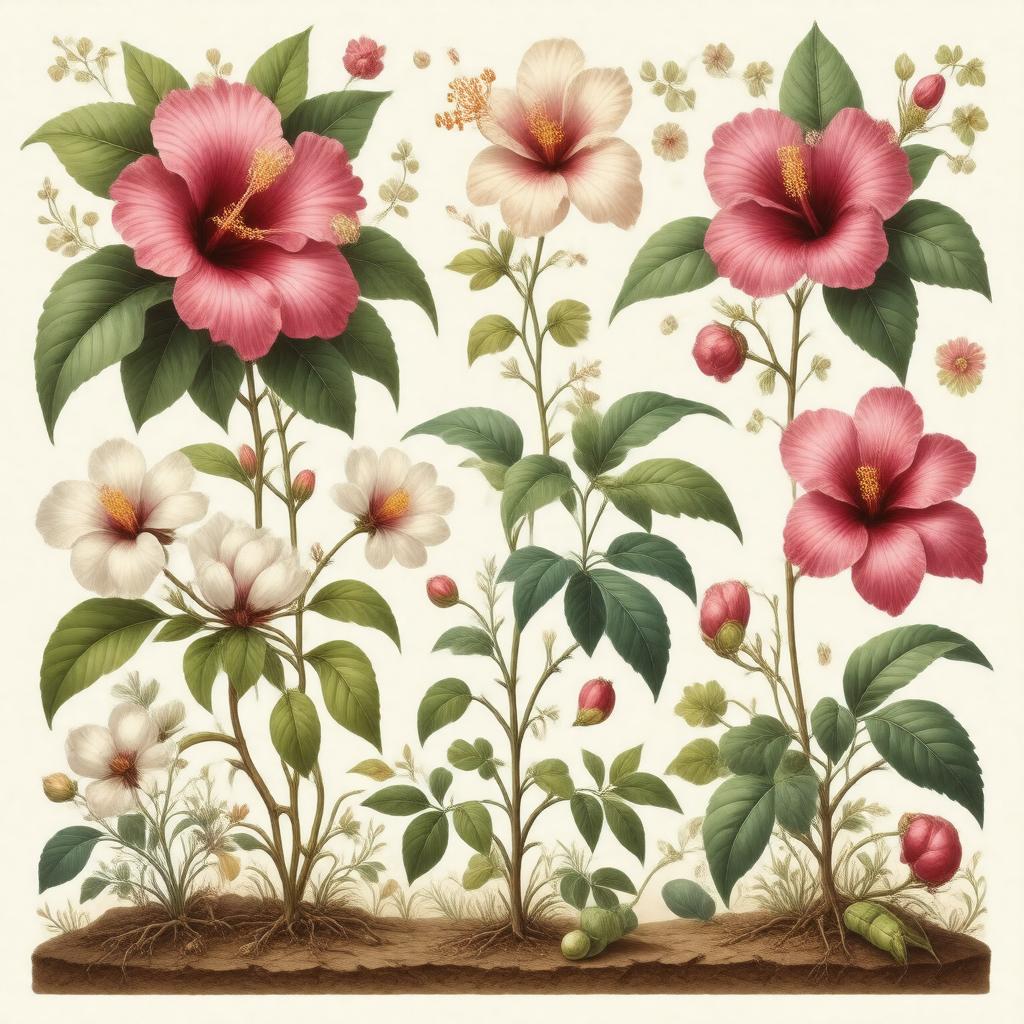 AI-created image of Malvaceae