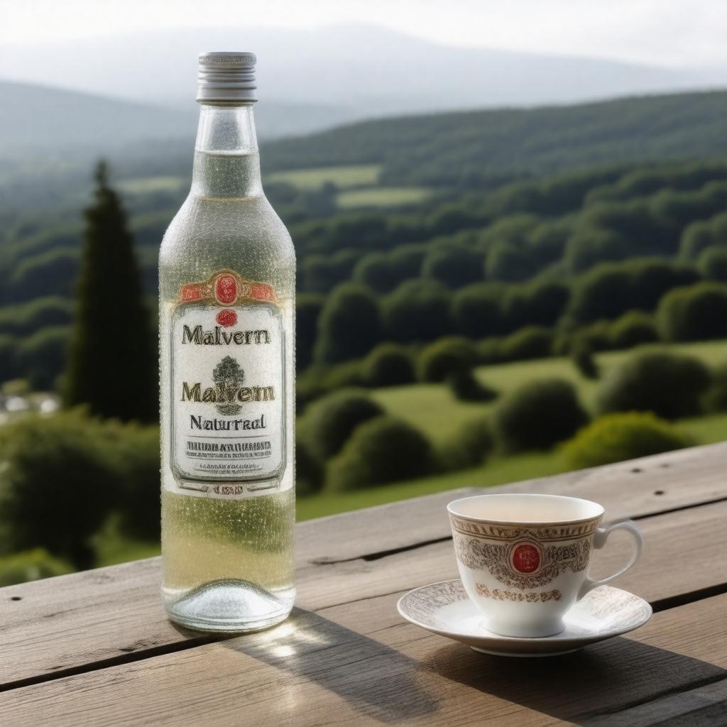 AI-created image of Malvern water