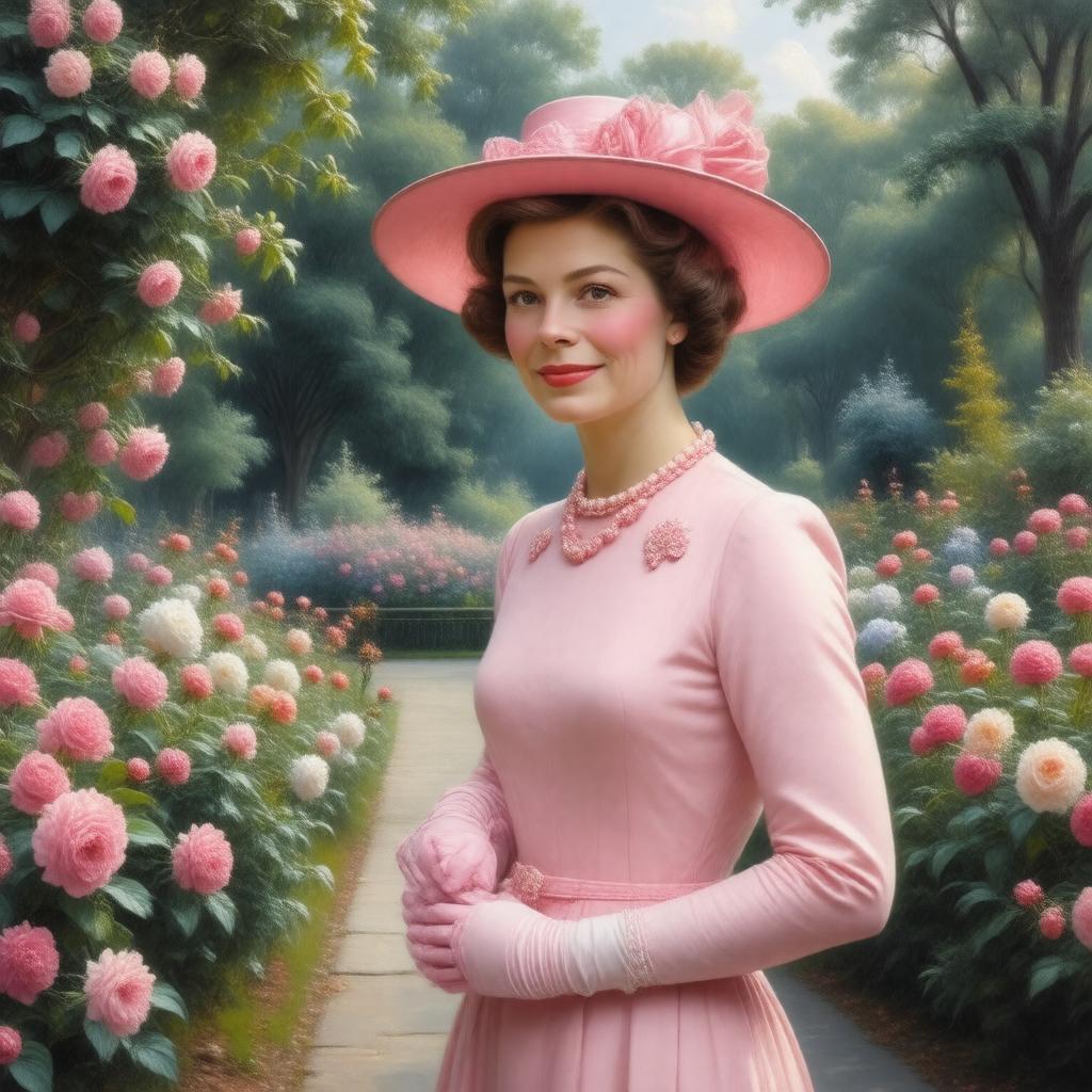 AI-created image of Mamie Eisenhower