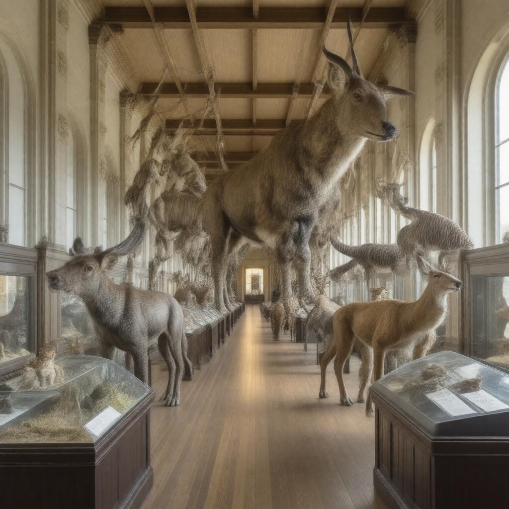 Click to view larger image AI-created image of Mammal Hall