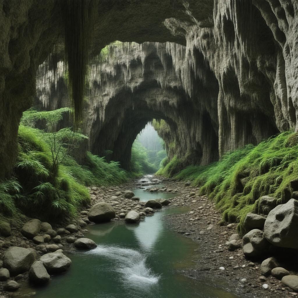 AI-created image of Mammoth Cave National Park