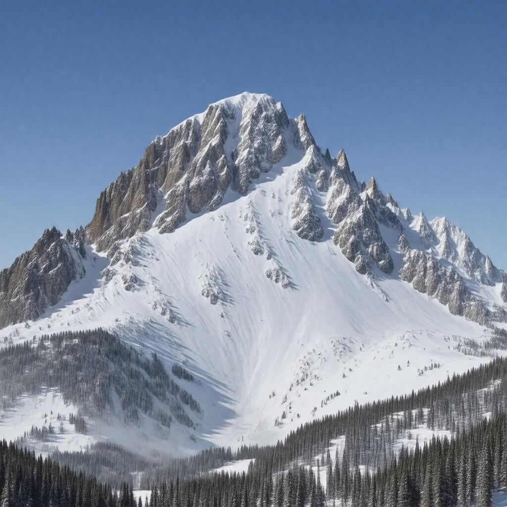 Click to view larger image AI-created image of Mammoth Mountain