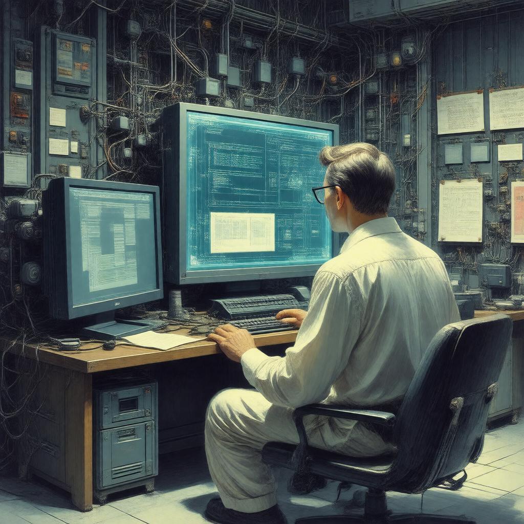 Click to view larger image AI-created image of Man-Computer Symbiosis (1960)