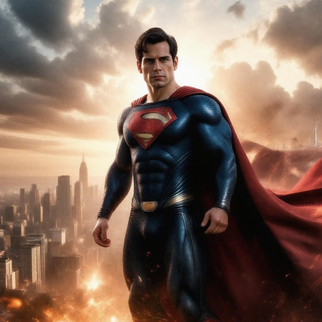 AI-created image of Man of Steel (2013 film)