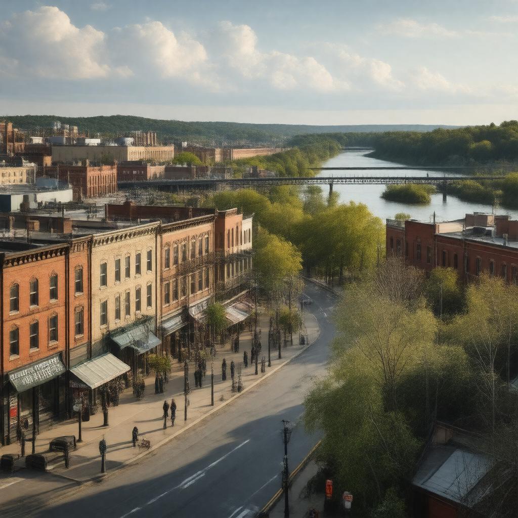 AI-created image of Manayunk