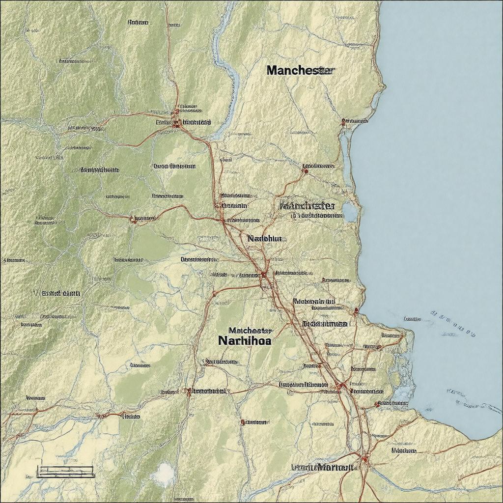 Click to view larger image AI-created image of Manchester-Nashua metropolitan area