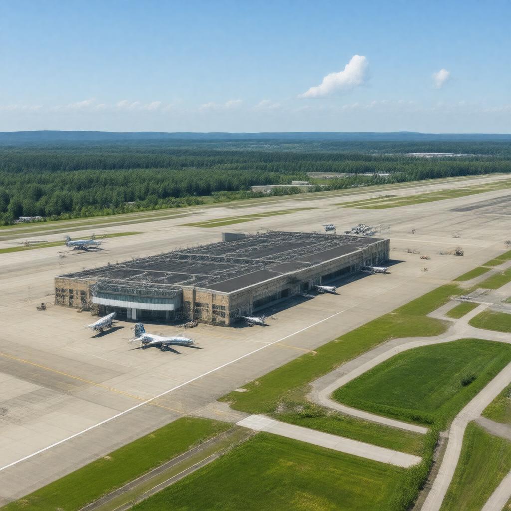 Click to view larger image AI-created image of Manchester–Boston Regional Airport