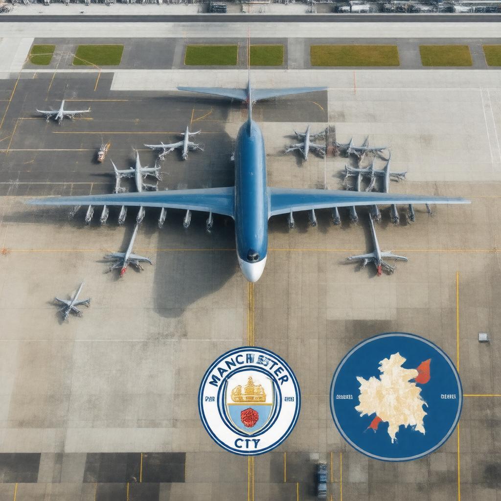 Click to view larger image AI-created image of Manchester Airports Group