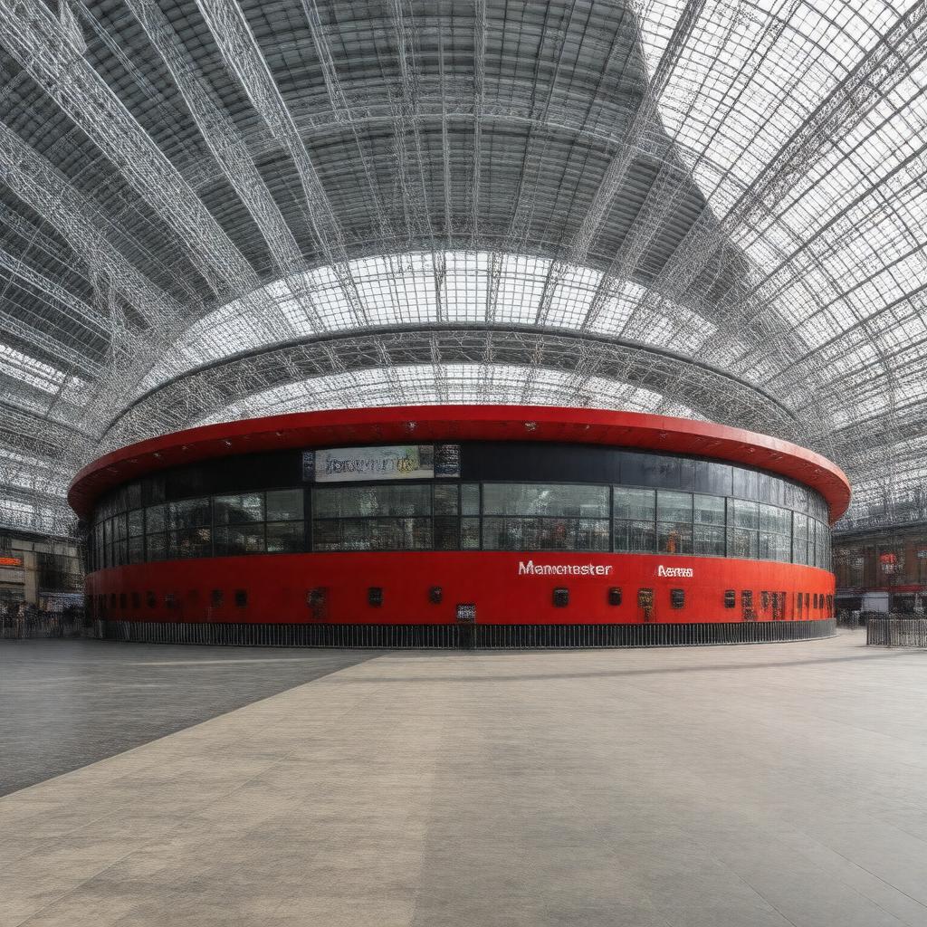 AI-created image of Manchester Arena
